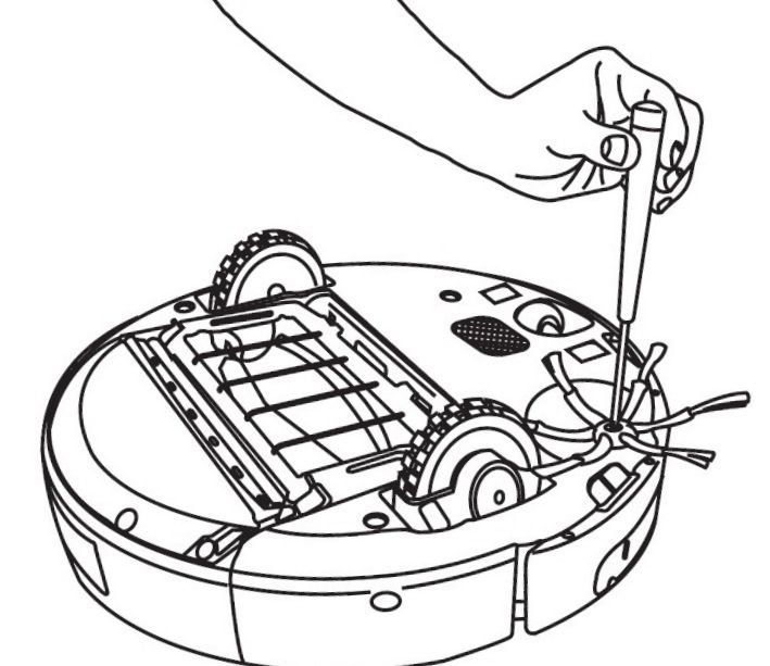 Боковая 6-лопастная щетка для iRobot Roomba 500/600/700/800/900 side-b-6l-roomba-5-6-7s в Украине – SmartRobot.ua