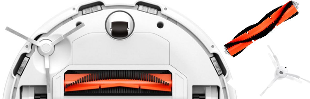 Две щетки для уборки в роботе пылесосе Xiaomi Mijia Robot 