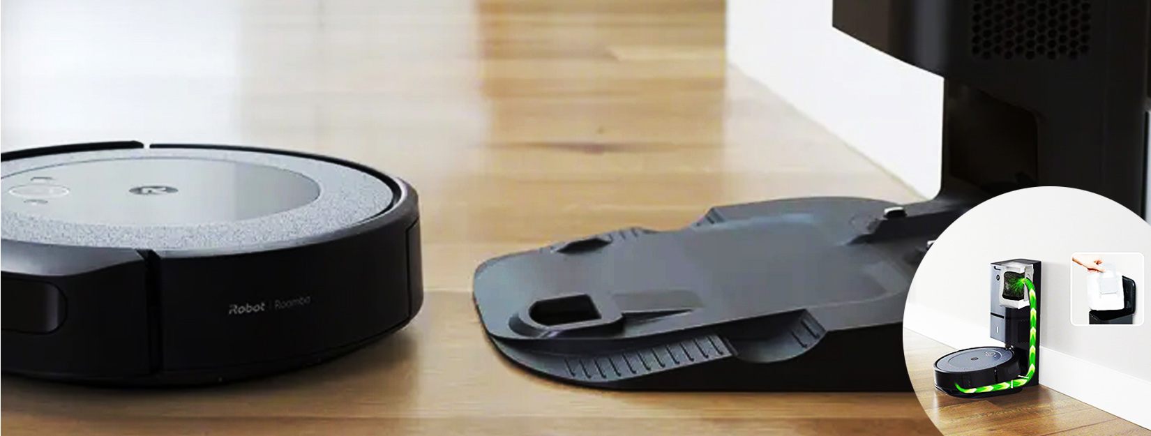  Робот пилосос iRobot Roomba i3 може працювати з використанням бази самоочищення