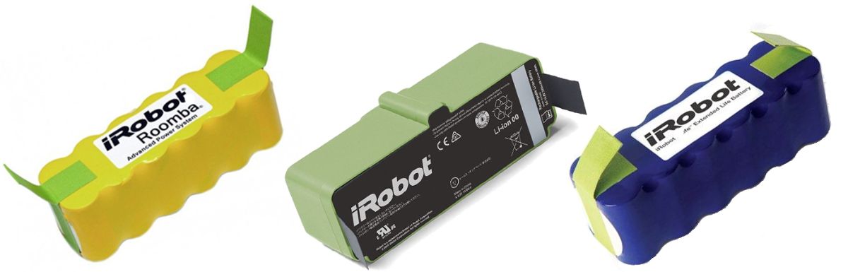 Акумуляторні батареї для iRobot Roomba