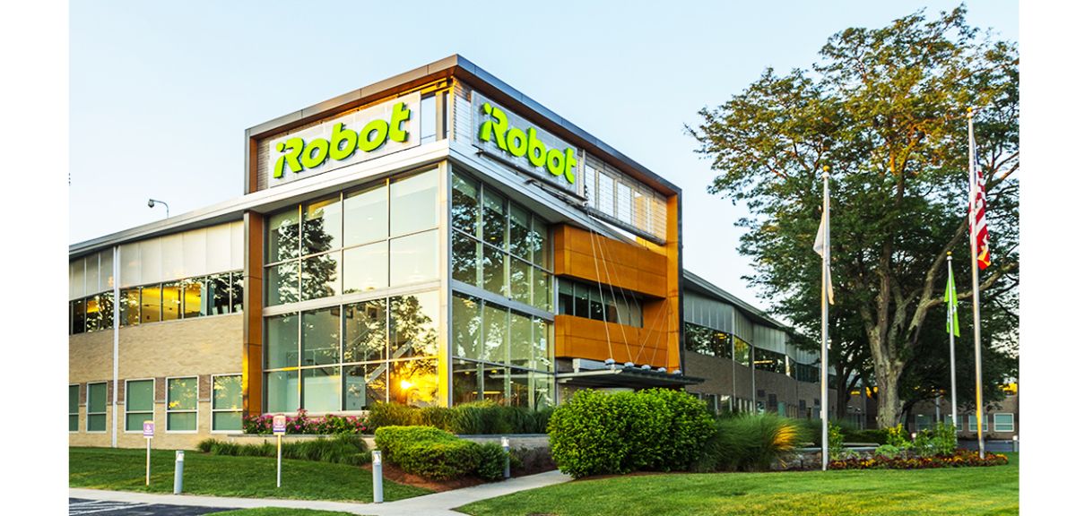 Главное здание iRobot Corporation в США