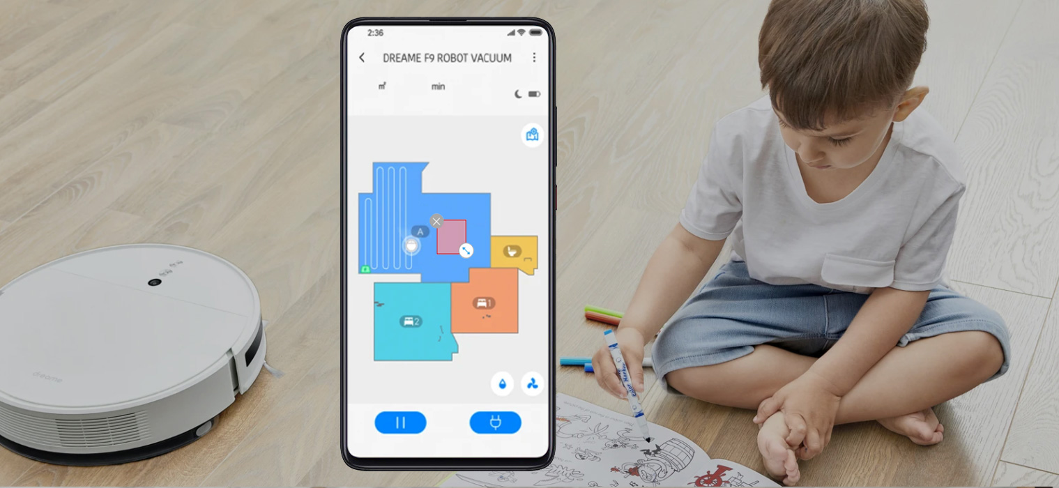 Смарт-керування в роботах для дому Xiaomi Dreame