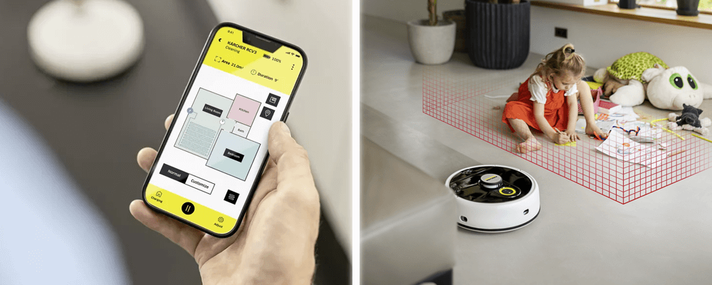 Фірмовий мобільний застосунок Karcher Home Robots