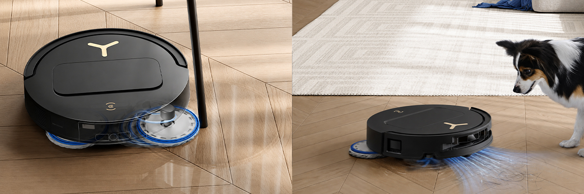 Уборка с Ecovacs Deebot T50S PRO Omni Уборка с Ecovacs Deebot T50S PRO Omni