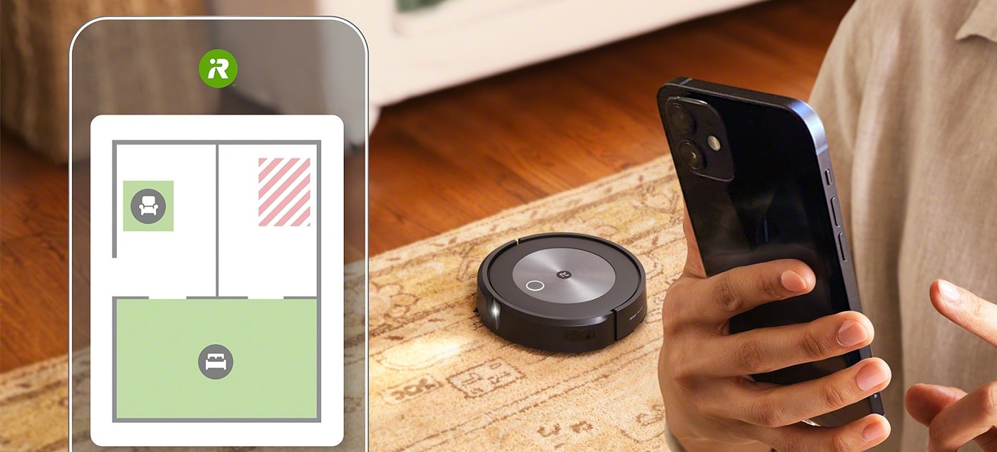 Керування роботом через смартфон iRobot Roomba j7