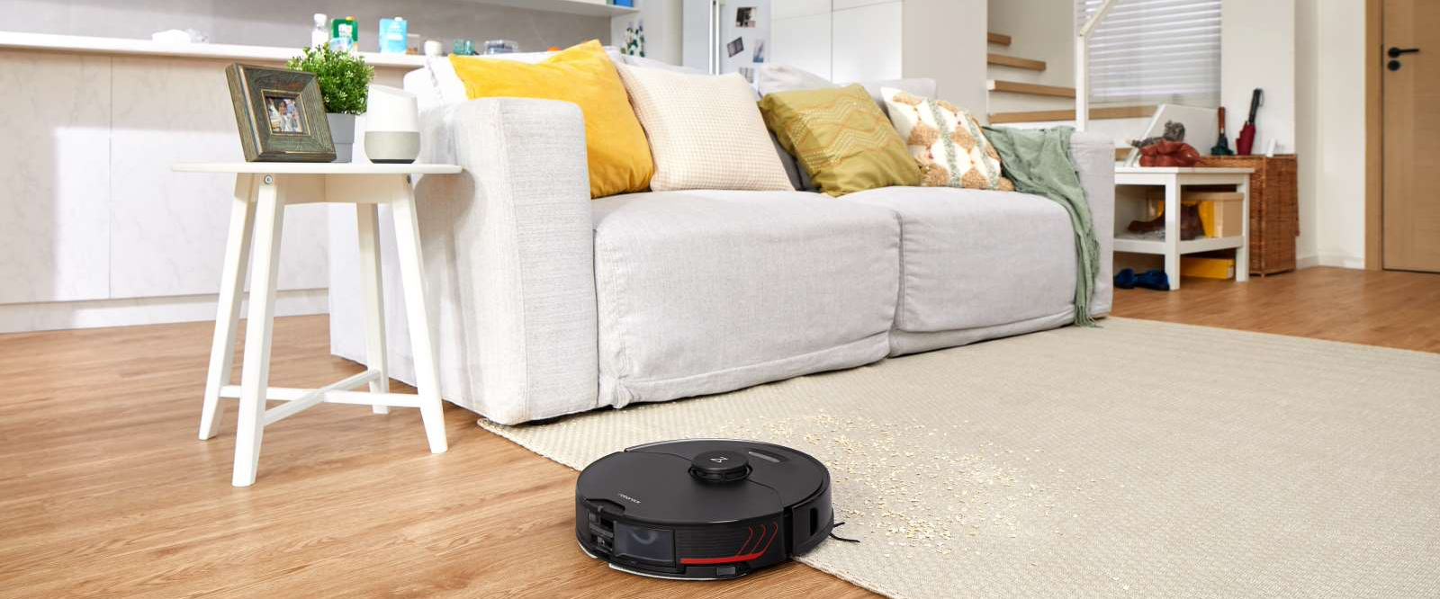 Roborock Vacuum Cleaner S7 MaxV синхронізація з голосовими помічниками 