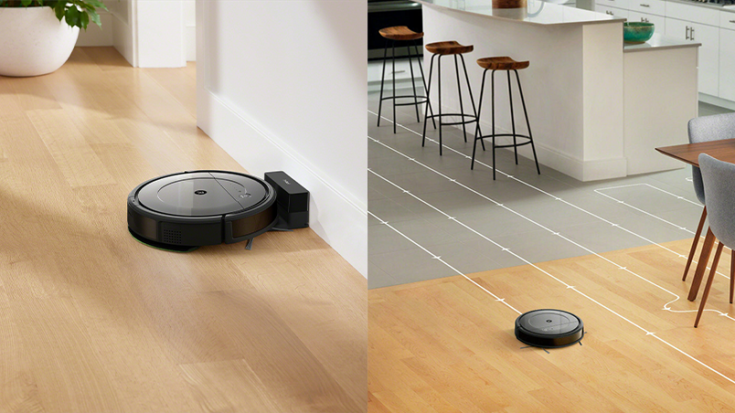 Режим движения в роботе для дома 2 в 1 iRobot Roomba Combo